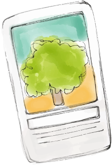 Social Media - Sketch (350x350), Png Download