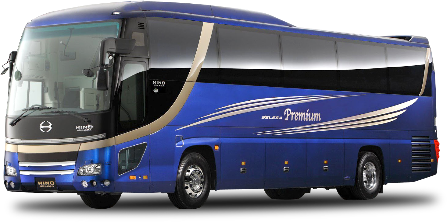 Blue Bus (1600x810), Png Download