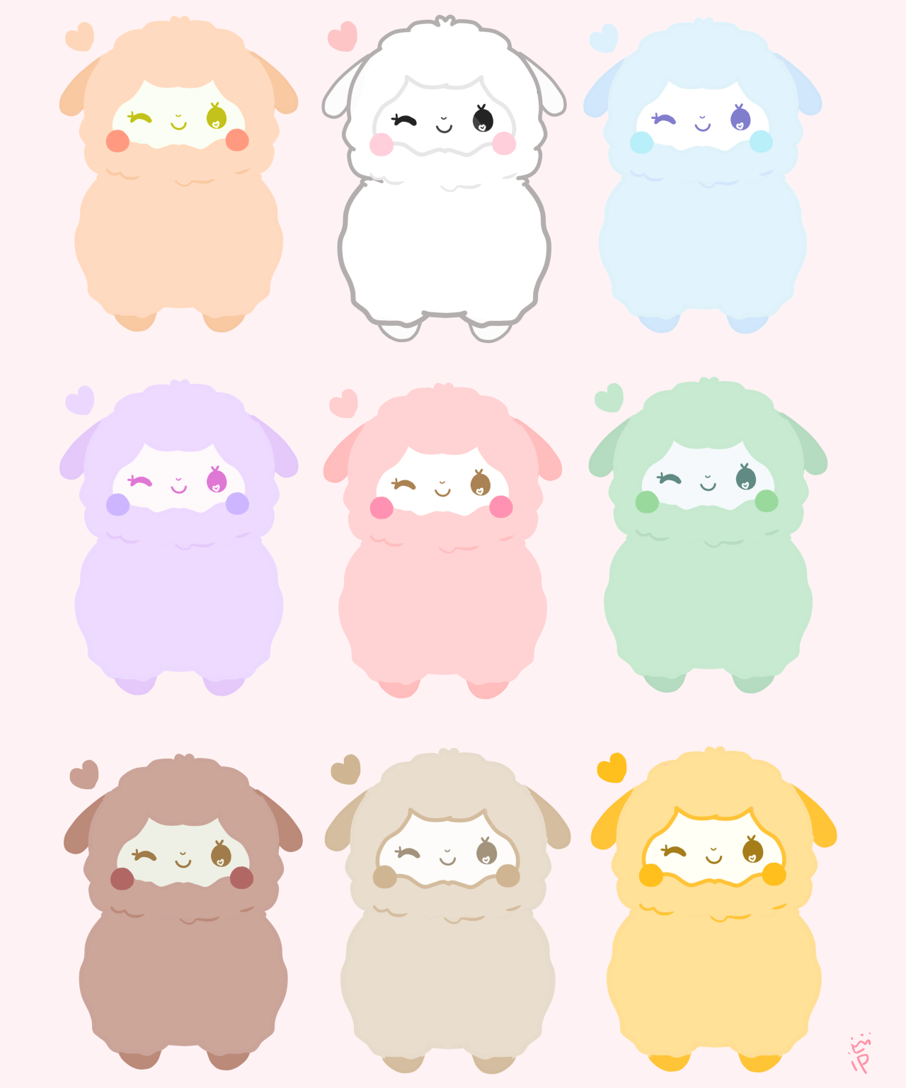 Llama Kawaii Png - Alpaca Kawaii (1280x1536), Png Download