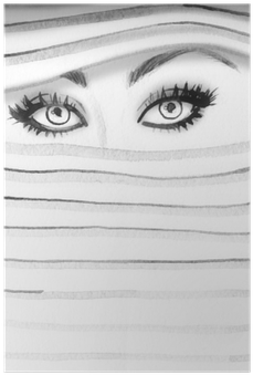 Abstract Fashion Watercolor Illustration Poster • Pixers® - Watercolor Painting (400x400), Png Download