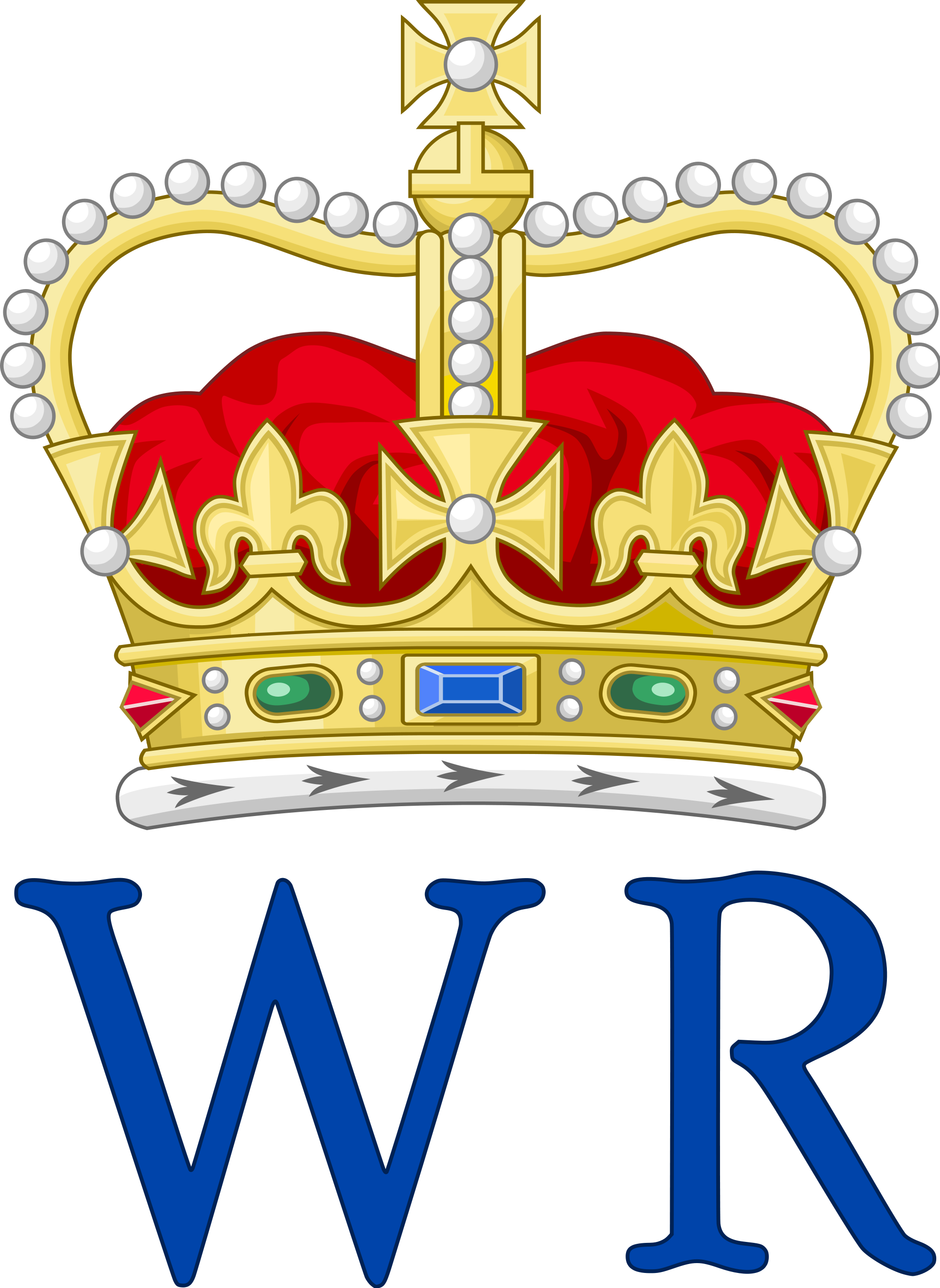 King William Iv Of Great Britain - George Vi Royal Cypher (2000x2740), Png Download