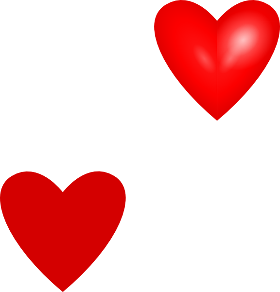 Hearts (576x601), Png Download