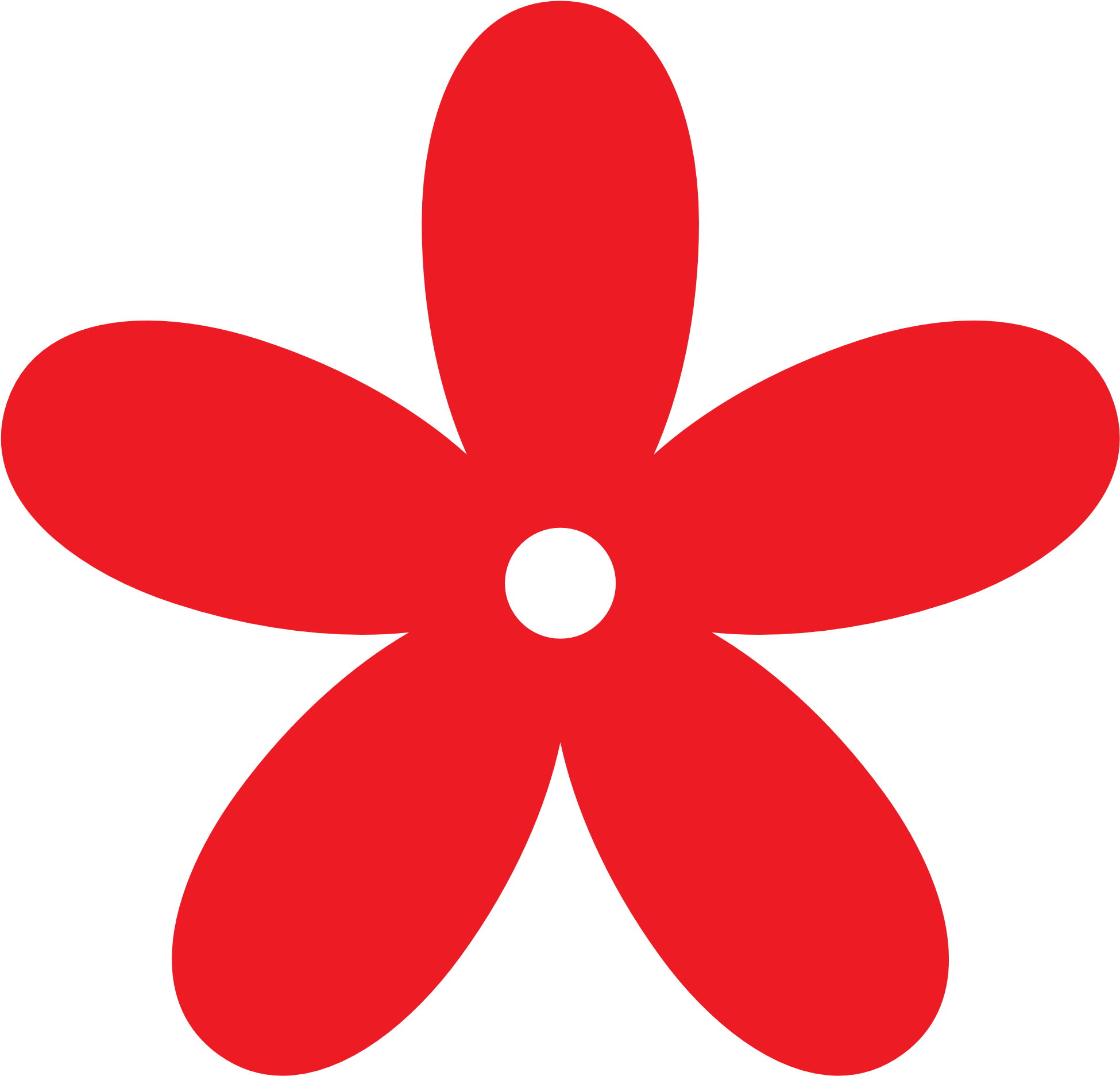 28 Collection Of Red Flower Clipart Png - Red Flower Clip Art (1969x1952), Png Download