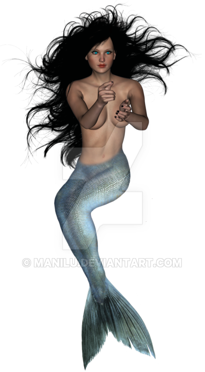 Png Mermaid Vector - Portable Network Graphics (400x725), Png Download