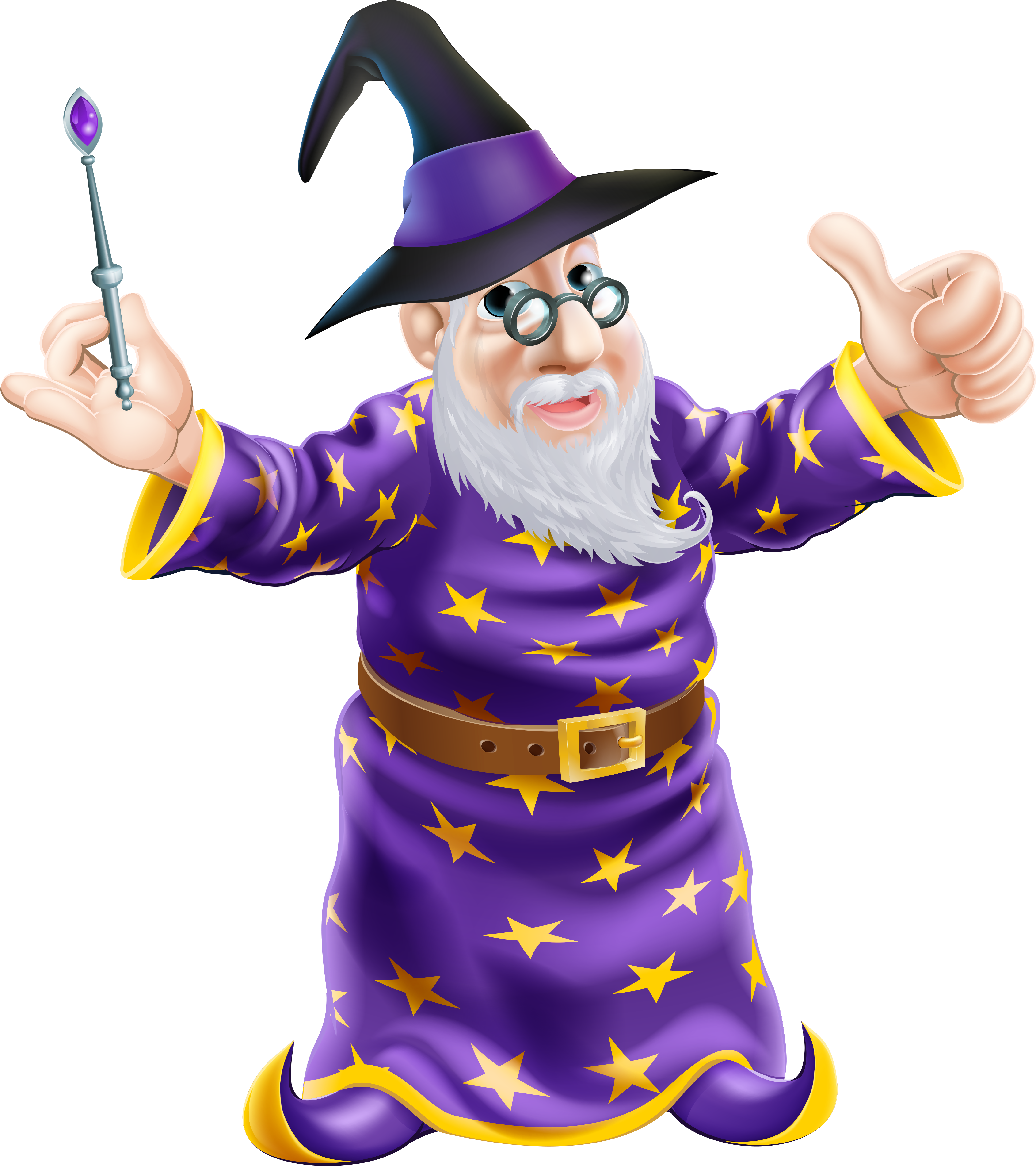 Purple Clipart Wizard - Would You Rather Become (4652x5152), Png Download