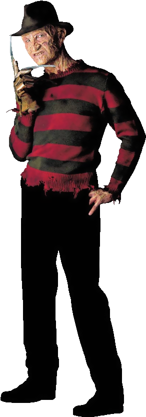 A Nightmare On Elm Street - Freddy Krueger Png (298x841), Png Download