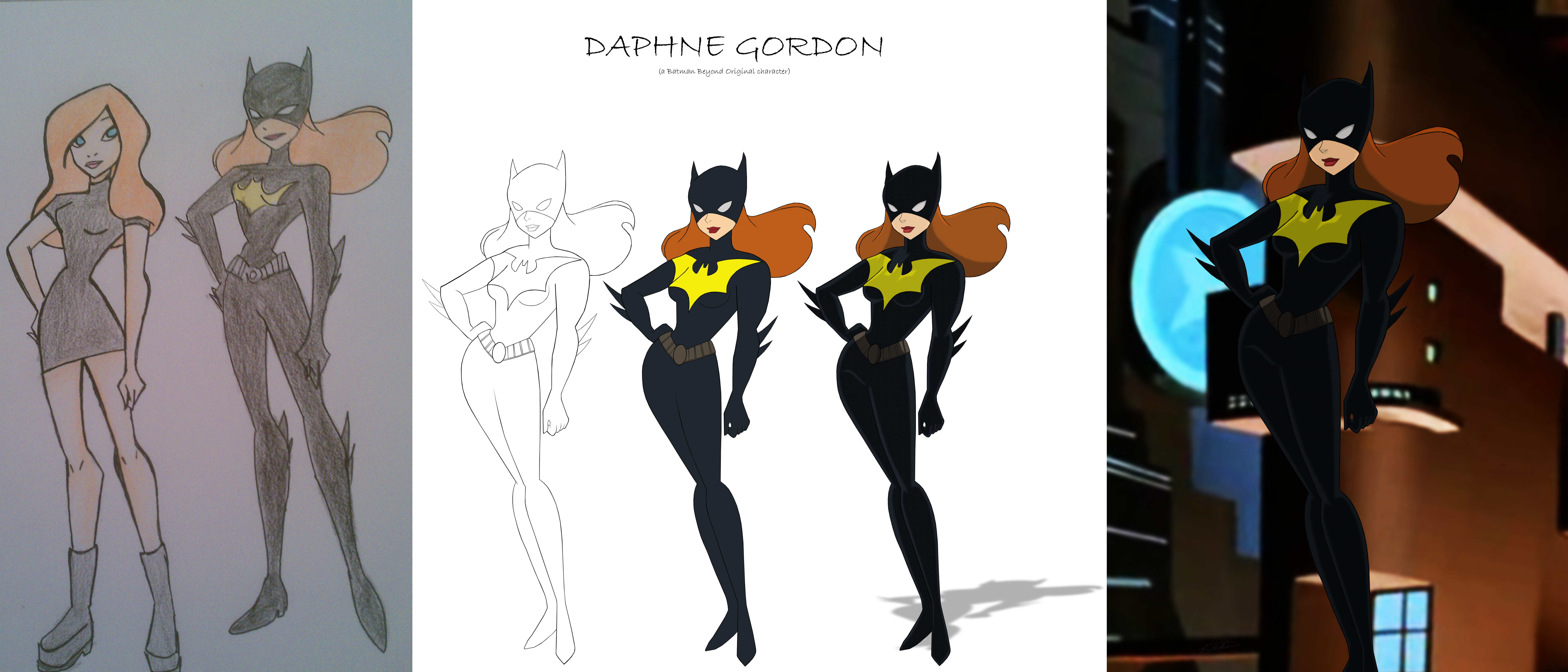 Batgirl Beyond - Comics (7000x3000), Png Download