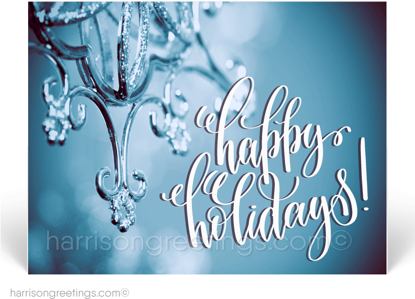 Corporate Blue Happy Holiday Postcards - O'neill Brothers Group / Instrumental Versions (810x648), Png Download