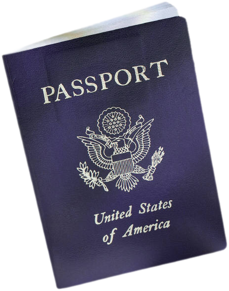 United States Passport - United States Passport Png (460x583), Png Download