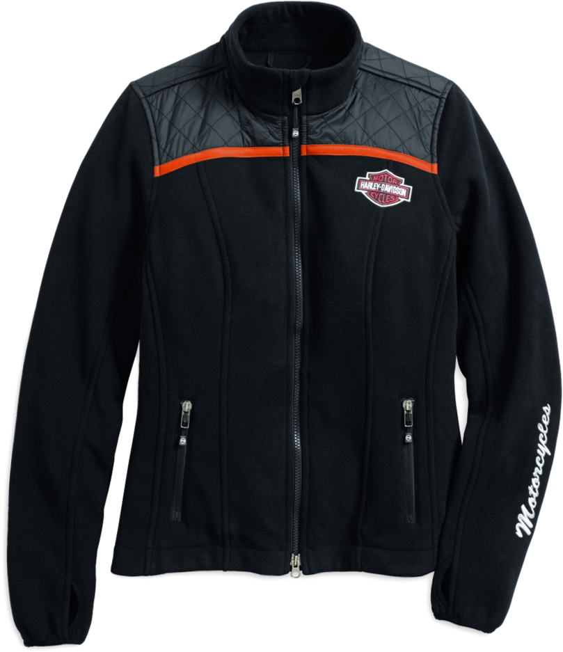Harley Davidson Womens Miss Enthusiast Fleece Jacket - Jacket (1024x1024), Png Download