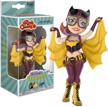 Batgirl Rock Candy - Funko Rock Candy Dc Bombshells (454x449), Png Download