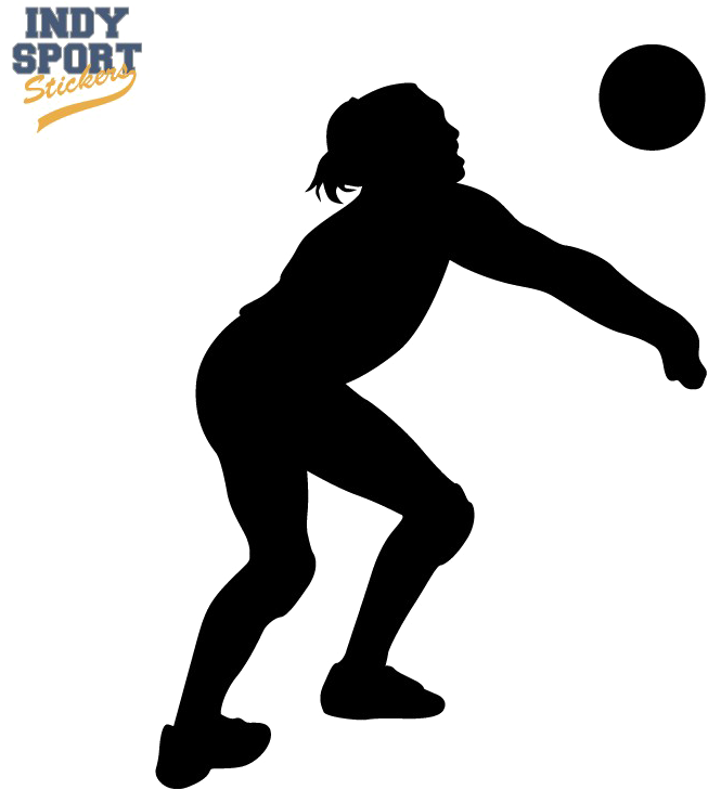 Volleyball Player Png Photo - Volleyball Player Silhouette Clipart (800x800), Png Download