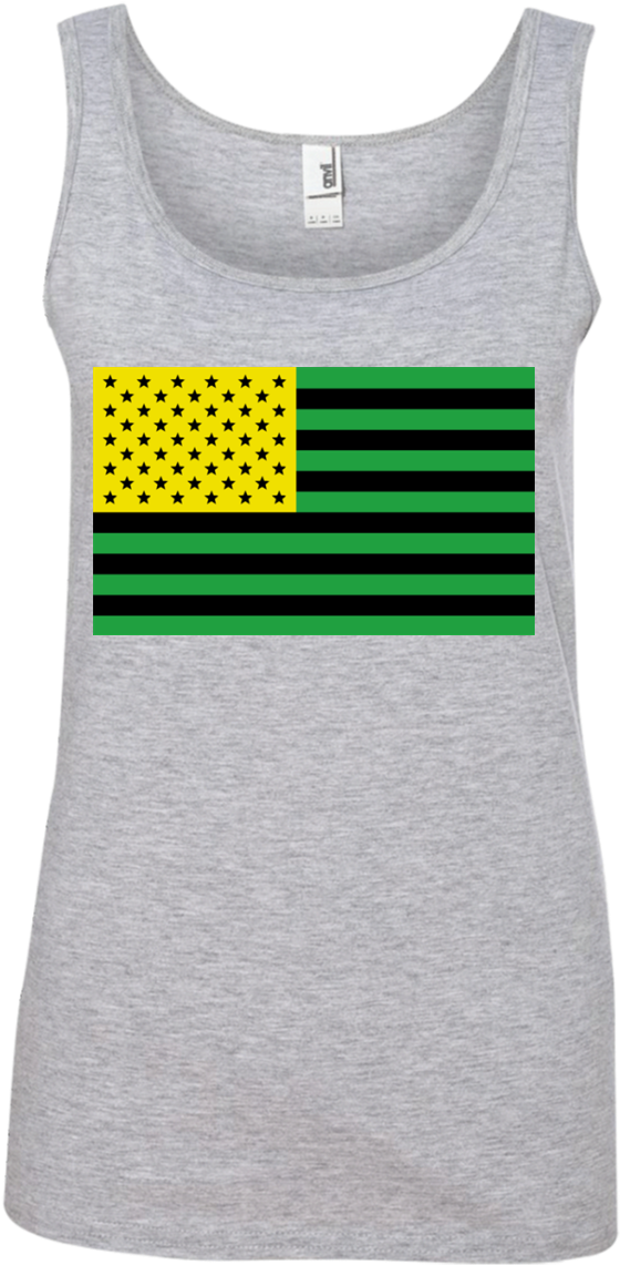 Usa Flag With Jamaica Flag Colors - Dragon Tribal Women's Tank Tops (1155x1155), Png Download
