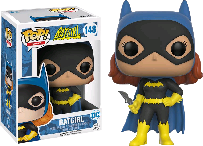 Batgirl Silver Age Pop E Rs - Batgirl Pop (480x346), Png Download