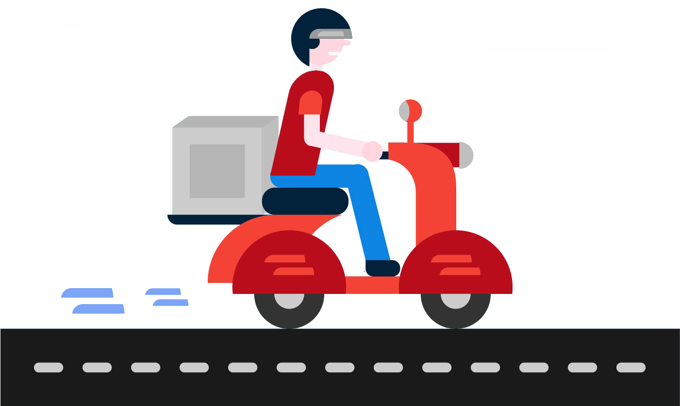 Delivery Boy Png (1400x934), Png Download