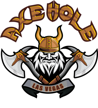 Axehole Vegas - Axe Hole Las Vegas (410x451), Png Download