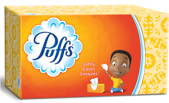 Puffs Everyday Is Our Original, Non-lotion Facial Tissue - Puffs Tissue (600x600), Png Download