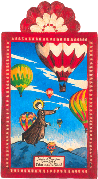 Joseph Of Cupertino Retablo Wall Hanging - Wall (480x600), Png Download