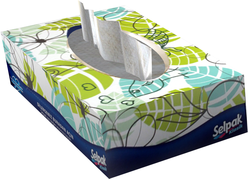 Tissue Box For Euro Truck Simulator - Selpak (947x640), Png Download