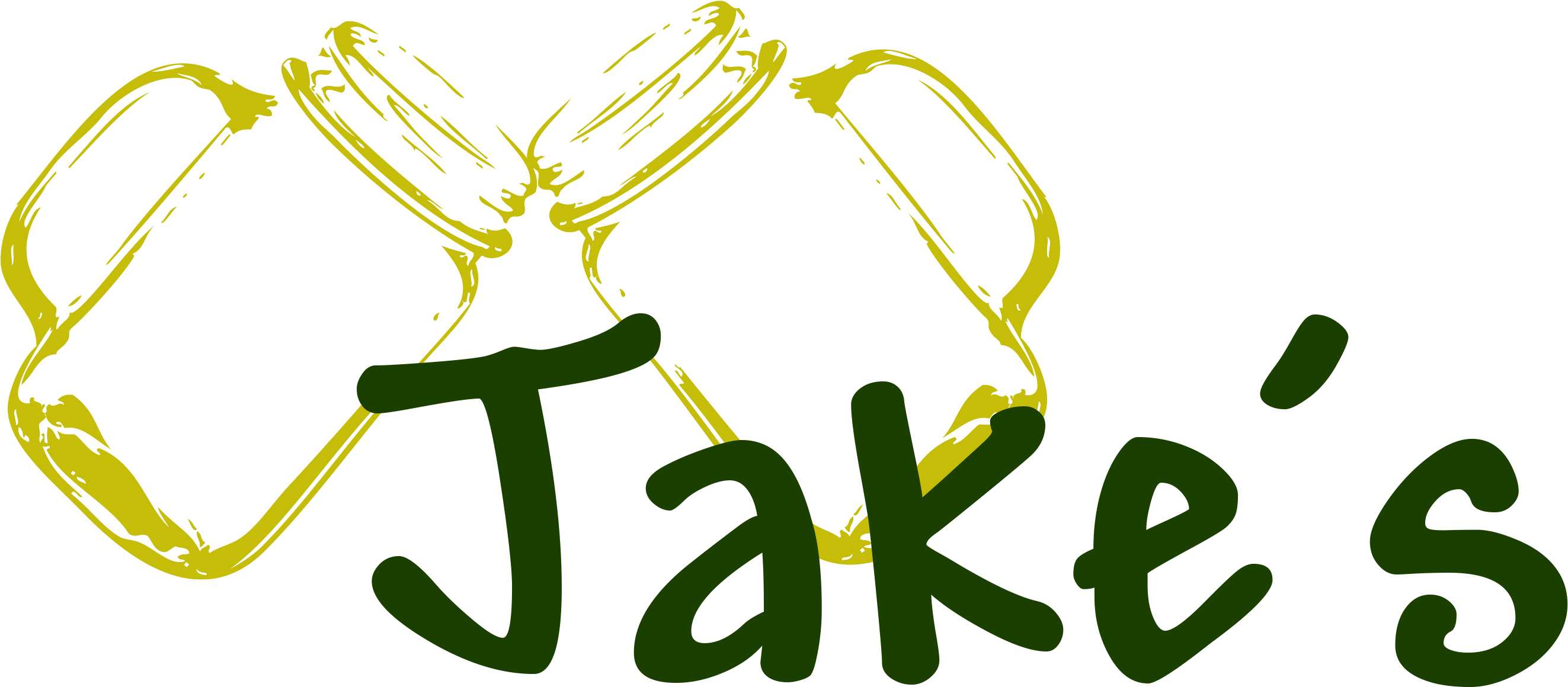 Jake's Eats - Shark Attack Square Gift Stickers (2645x1202), Png Download