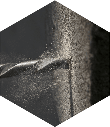 Drilling Hole Into A Wall - Drill (362x420), Png Download