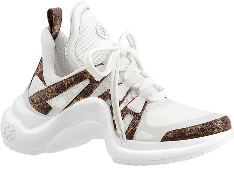 1a43kt - Louis Vuitton Off White Shoes (1000x1000), Png Download
