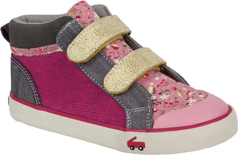 See Kai Run Big Kids Kya Pink/gold Glitter - Kai Run Kya Shoe - (800x800), Png Download