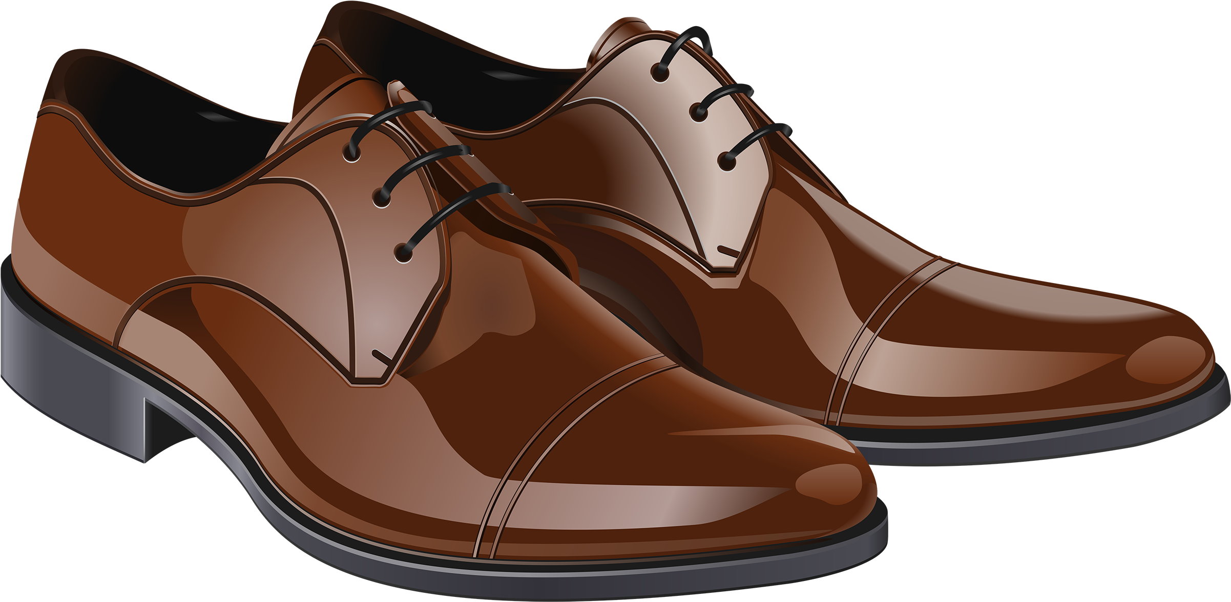 Image Black And White Brown Men Shoes Png Best Web (2500x1292), Png Download