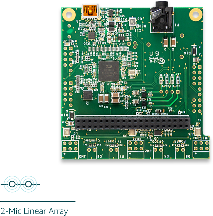 A Hands-free Reference Solution For The Alexa Voice - Microsemi - Zlk38avs - Development Kits And Tools - (1080x920), Png Download