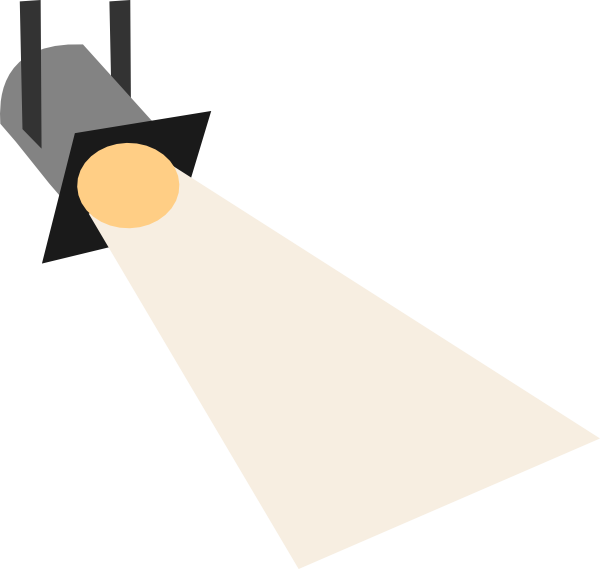 Ray Clipart Spotlight - Clip Art (600x569), Png Download