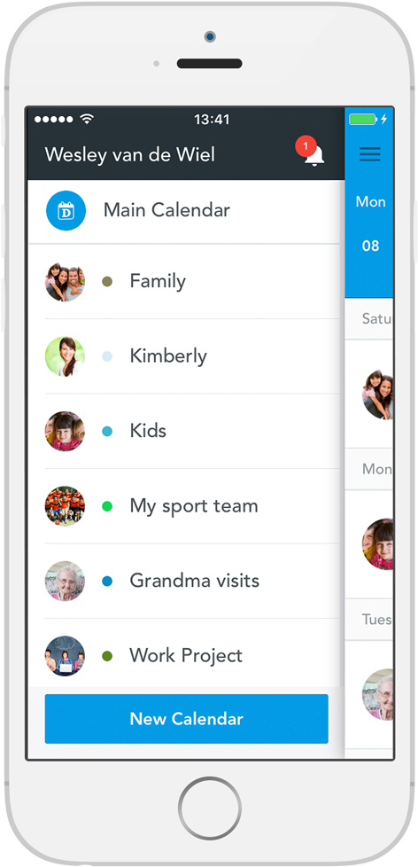 Andro - Online Agenda App (500x998), Png Download