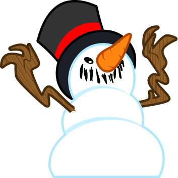 Mad Snowman 4 - Mad Snowman Png (353x352), Png Download