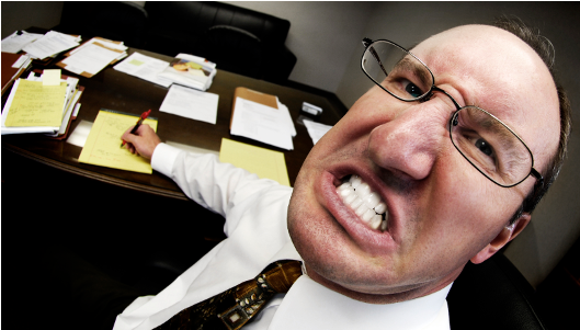 Angry Man - Mad Boss (900x300), Png Download