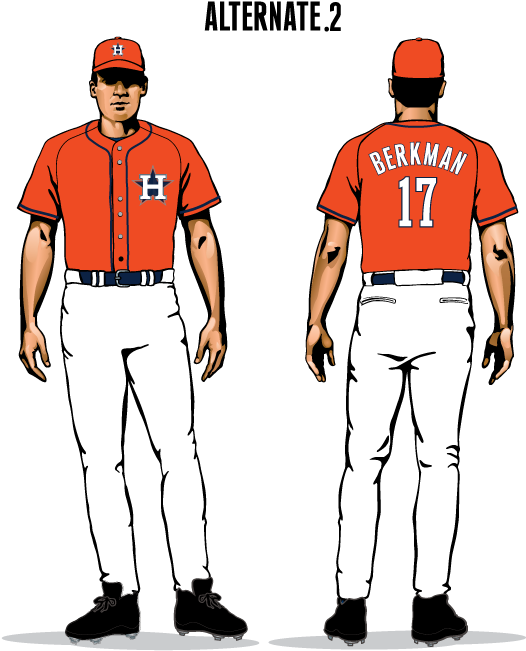 Houston Astros Alt 1 - University Of Colorado Baseball Jersey (544x650), Png Download