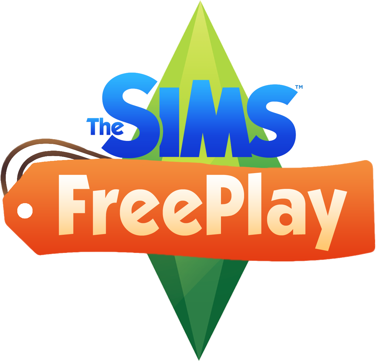 The Sims Freeplay Logo - Sims Freeplay Logo Transparent (1237x1192), Png Download