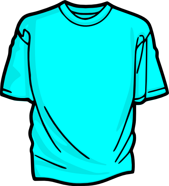 Blank T-shirt Light Blue Svg Clip Arts 540 X 596 Px (540x596), Png Download