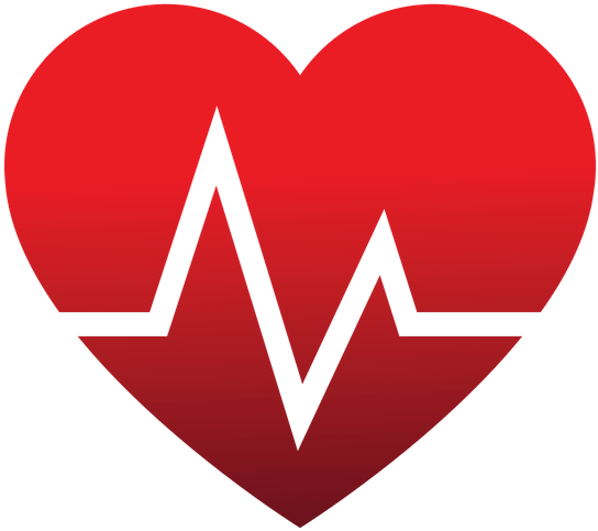 Diabetes Heart Rate - Heart With Ecg Logo (800x800), Png Download