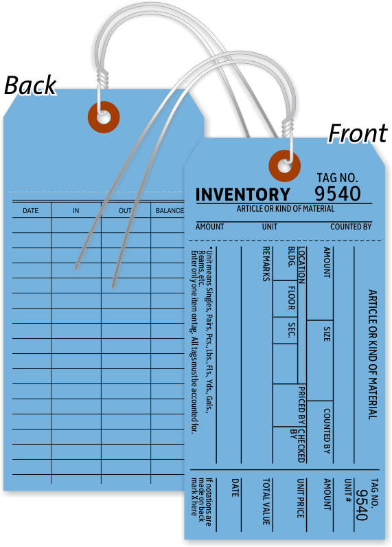 1-part Blue Cardstock Tag With Wire - Paper (800x800), Png Download