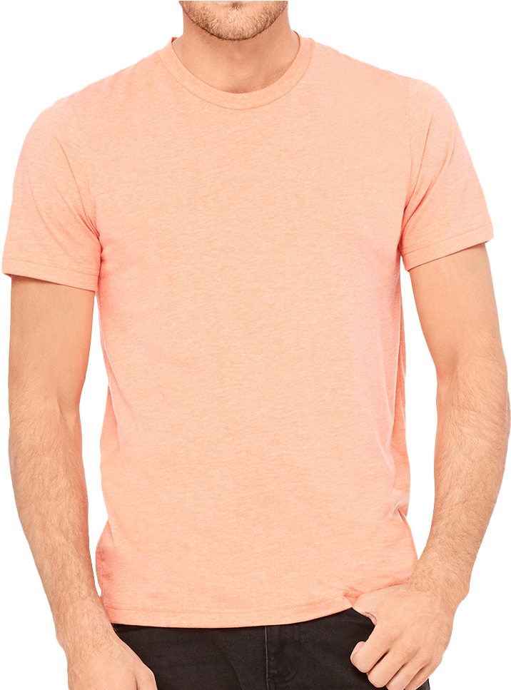 Canvas 3001 100% Unisex T-shirt, Price/each - Heather (966x966), Png Download