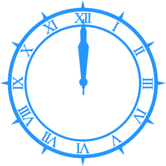 Persona 3 Dark Hour Clock (571x570), Png Download