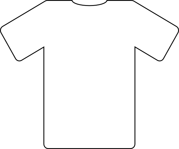 White Shirt Black Background (600x502), Png Download