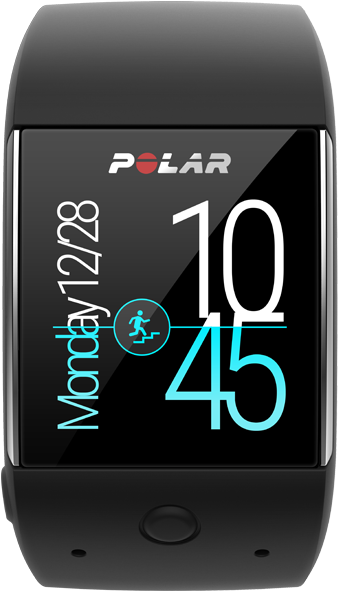 Polar M600 Heart Rate Monitor, Black - Polar Smartwatch (600x600), Png Download
