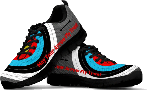 Mens Archery Sneakers - Tattooed Dad Sneakers (624x394), Png Download