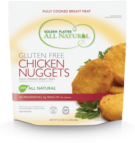 Golden Platter All Natural Chicken Tenders, Gluten (600x747), Png Download