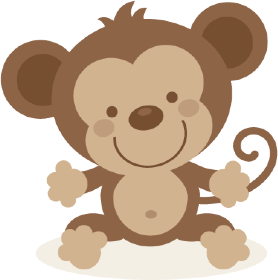 Download Hd Cute Svg File And Ppbn Designs Pinterest Cute Monkey Clipart Png Transparent Png Image Nicepng Com