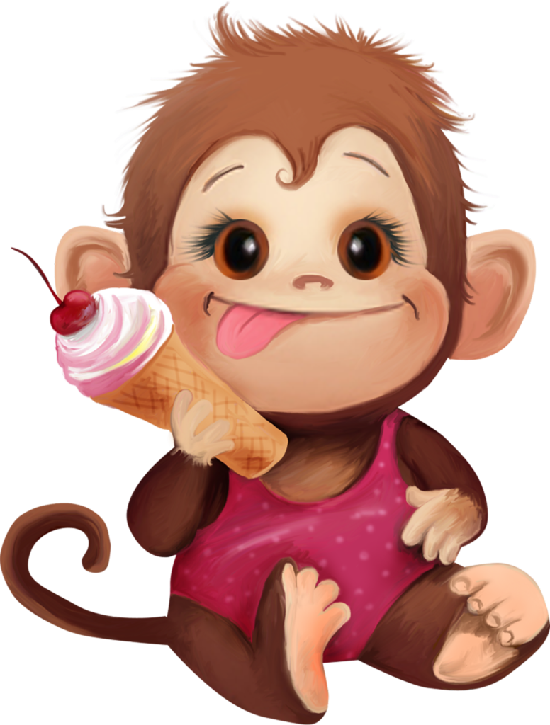 ○‿✿⁀monkeys‿✿⁀○ Funny Monkeys, Cartoon Monkey, Cartoon - Monkey (776x1024), Png Download