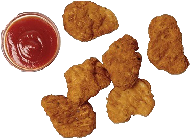 Explore Chicken Nuggets, Recipe Ideas And More - Chicken Bites School Lunch (500x280), Png Download