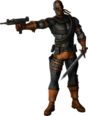 57, September 16, 2012 - Deathstroke Mk Vs Dc Png (303x400), Png Download