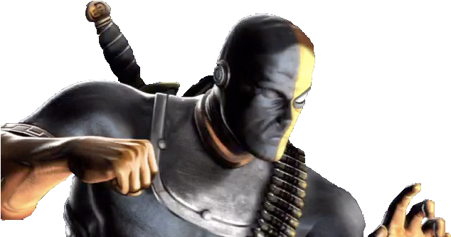 Deathstroke - Figurine (649x382), Png Download