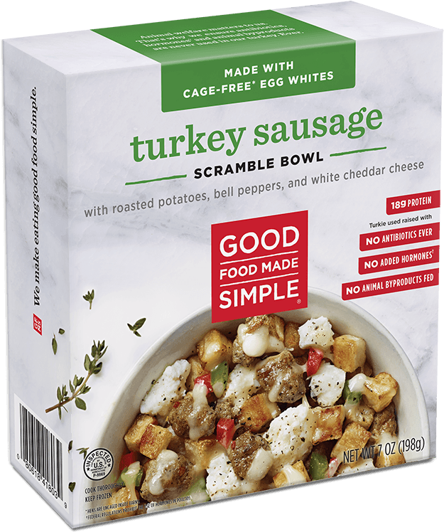 Turkey Sausage 800 X - Good Food Made Simple Chicken Pad Thai - 9.5 Oz (800x800), Png Download